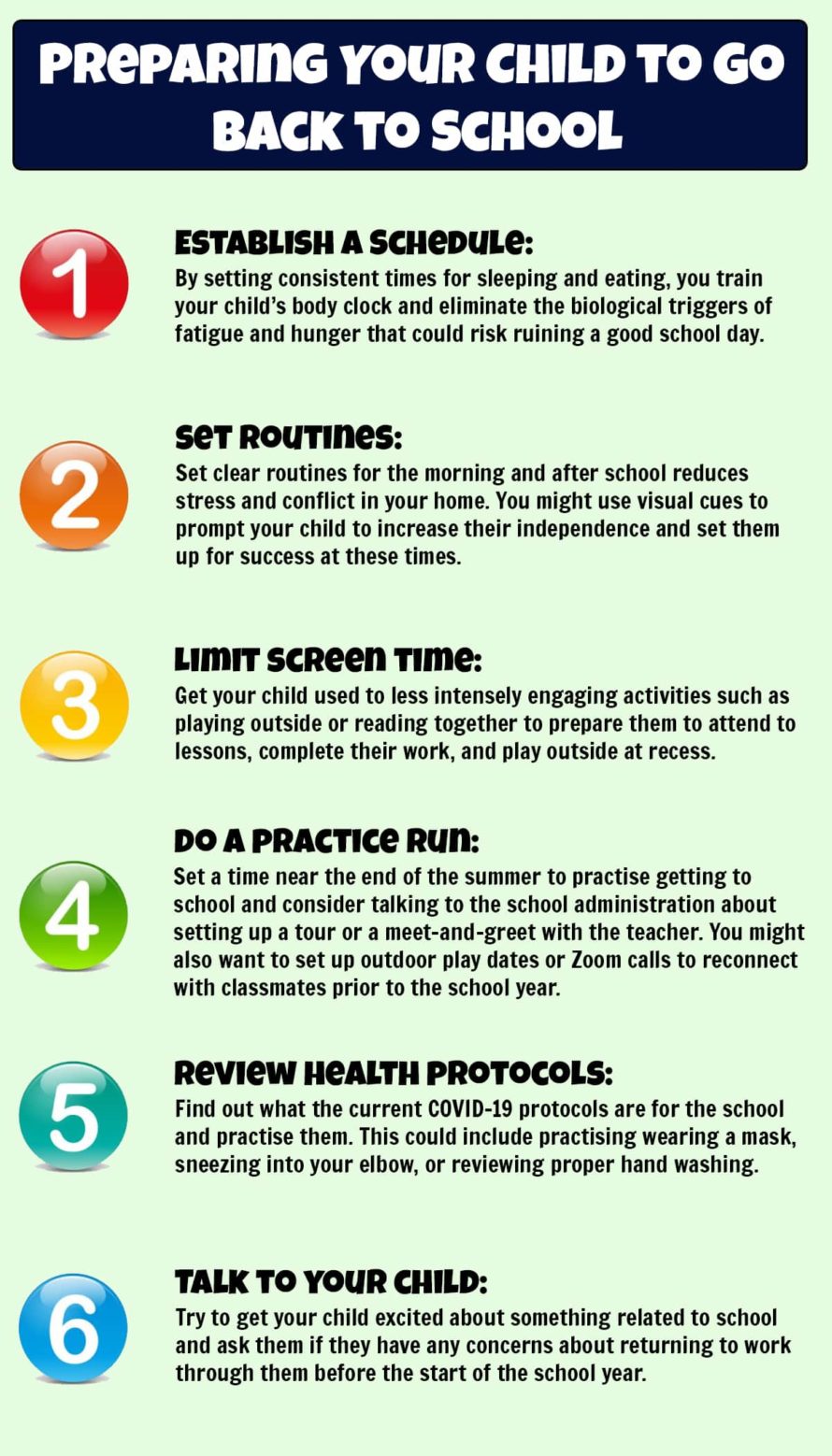 Easing the Switch from Summer to School • Camp Kodiak